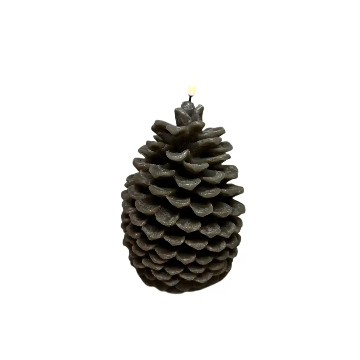 Pine Cone Candle Brown - Xmas 0013