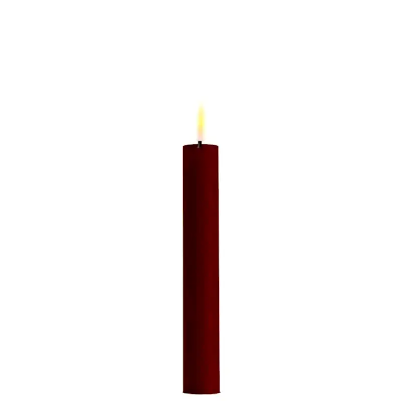 Bourgogne Red LED Dinner Candle - 0246