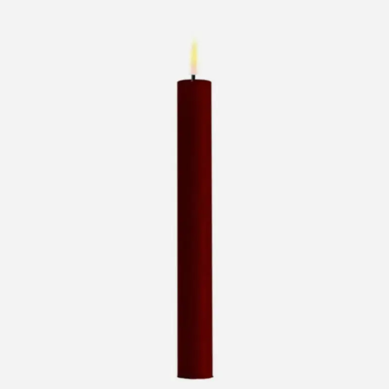 Bourgogne Red LED Dinner Candle - 0247