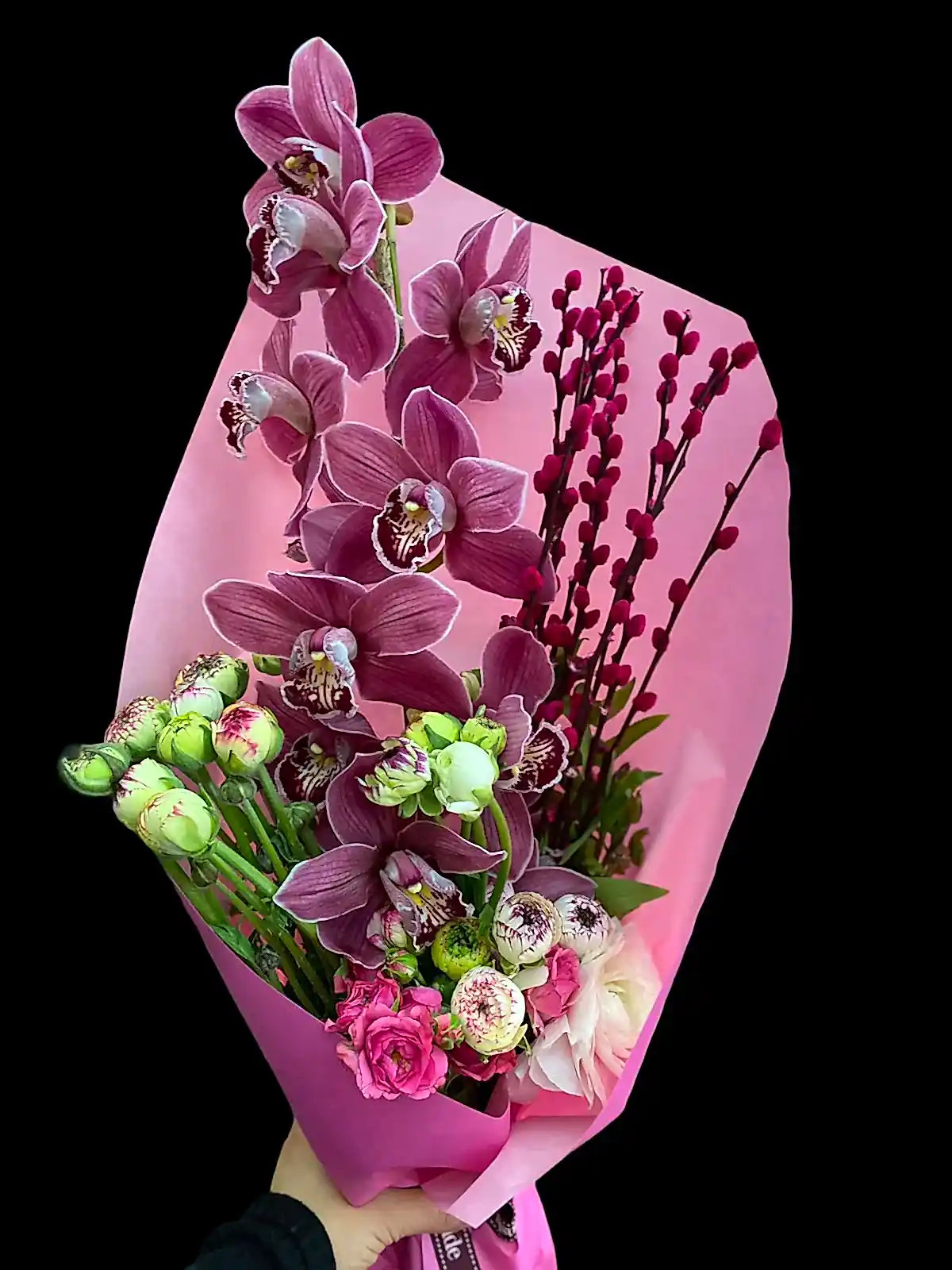 Pink Orchid Bouquet